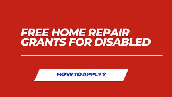 Free Home Repair Grants For Disabled 
