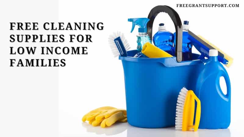 Free Cleaning Supplies for Low Income Families 