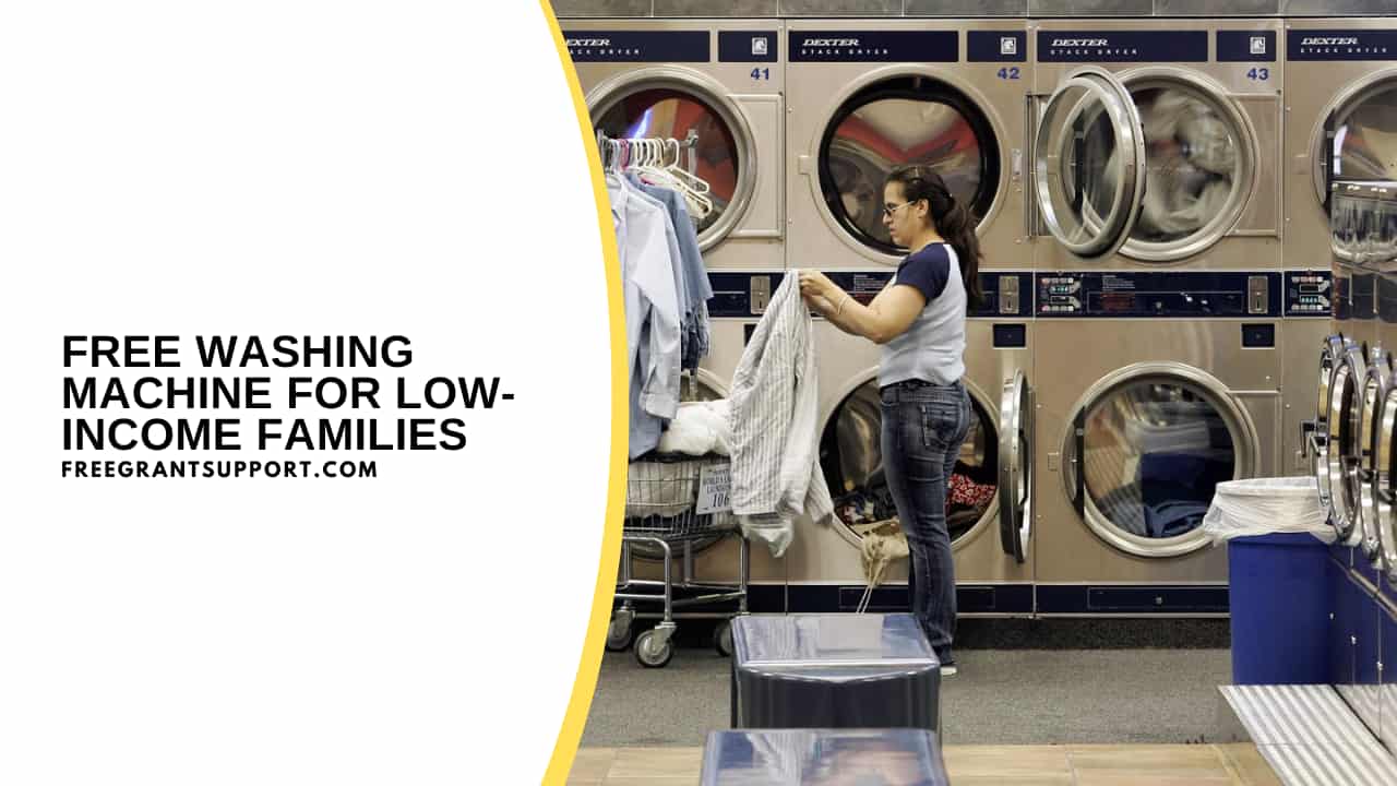 Free Washing Machine for Low-Income Families