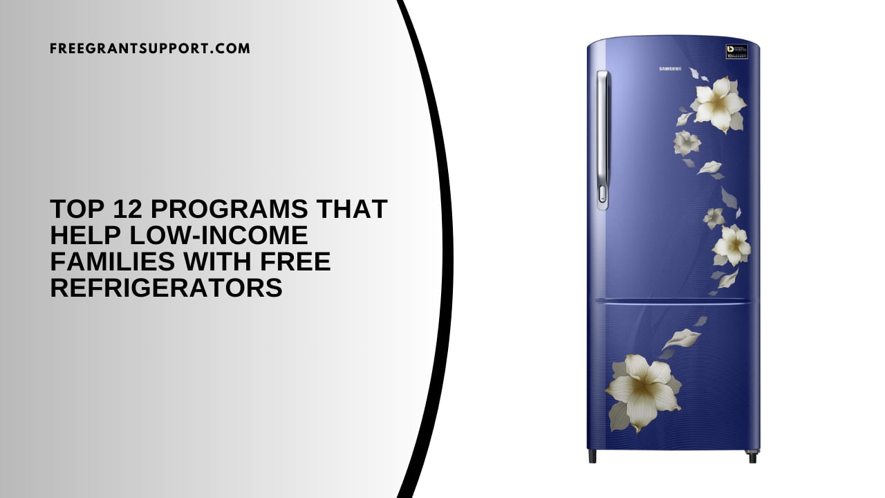 Top 12 Programs That Help Low-Income Families with Free Refrigerators