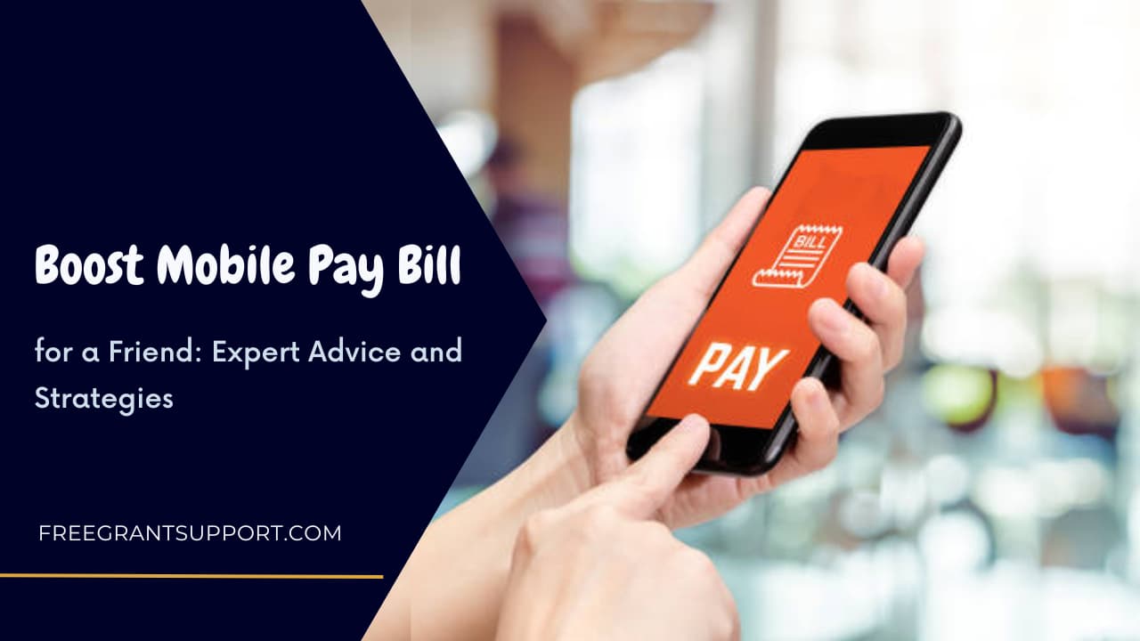 Boost Mobile Pay Bill for a Friend